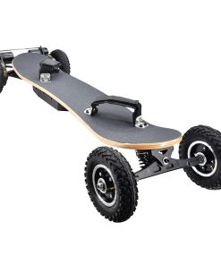 SYL-08 V3 Version Electric Off Road Skateboard With Remote Control 1450W Motor Up To 38km/h 10Ah Battery Maple Plank 8 Inch Wheel Max Load 130kg Left Foot Front Regular Stance - Black