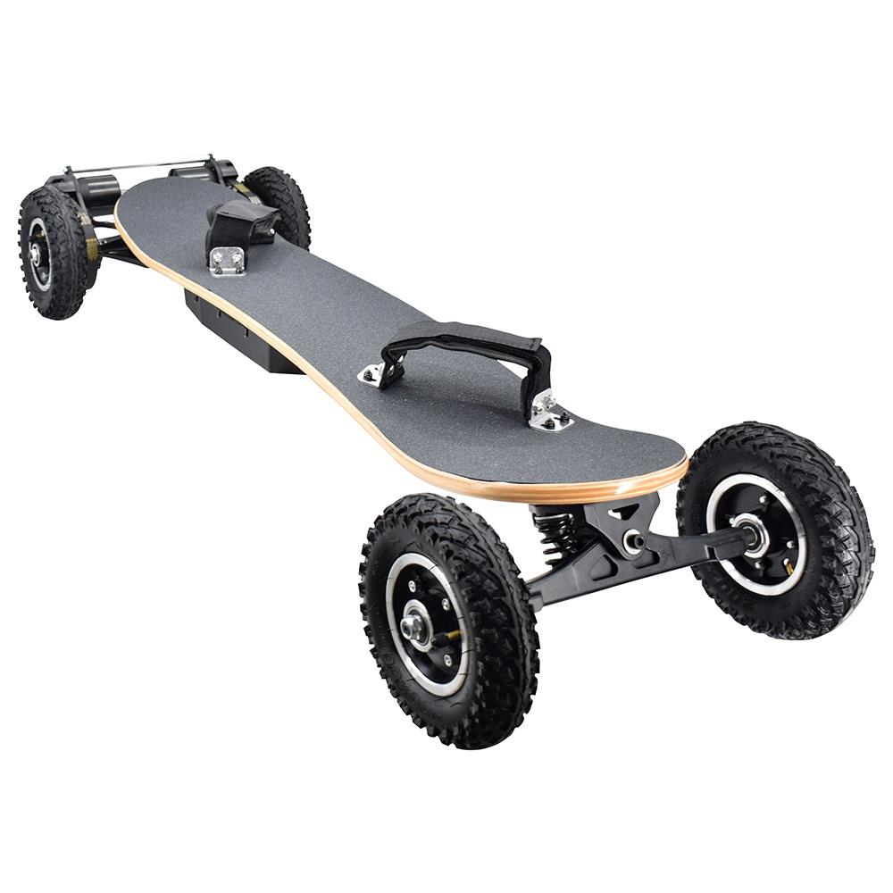 SYL-08 V3 Version Electric Off Road Skateboard With Remote Control 1450W Motor up to 38km/h 10Ah Battery Maple Plank 8 inch Wheel Max load 130kg Left Foot Front Regular Stance - Black SYL-08 V3 Version Electric Off Road Skateboard With Remote Control 1450W Motor Up To 38km/h 10Ah Battery Maple Plank 8 Inch Wheel Max Load 130kg Left Foot Front Regular Stance - Black -rockbros-shop syl 08 electric skateboard off road with remote control black 1598514023841
