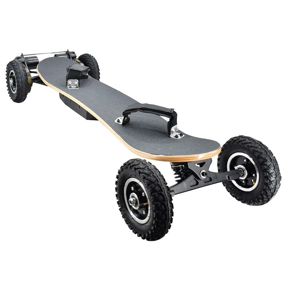 SYL-08 V3 Version Electric Off Road Skateboard With Remote Control 1450W Motor Up To 38km/h 10Ah Battery Maple Plank 8 Inch Wheel Max Load 130kg Left Foot Front Regular Stance - Black 3 SYL-08 V3 Version Electric Off Road Skateboard With Remote Control 1450W Motor Up To 38km/h 10Ah Battery Maple Plank 8 Inch Wheel Max Load 130kg Left Foot Front Regular Stance - Black