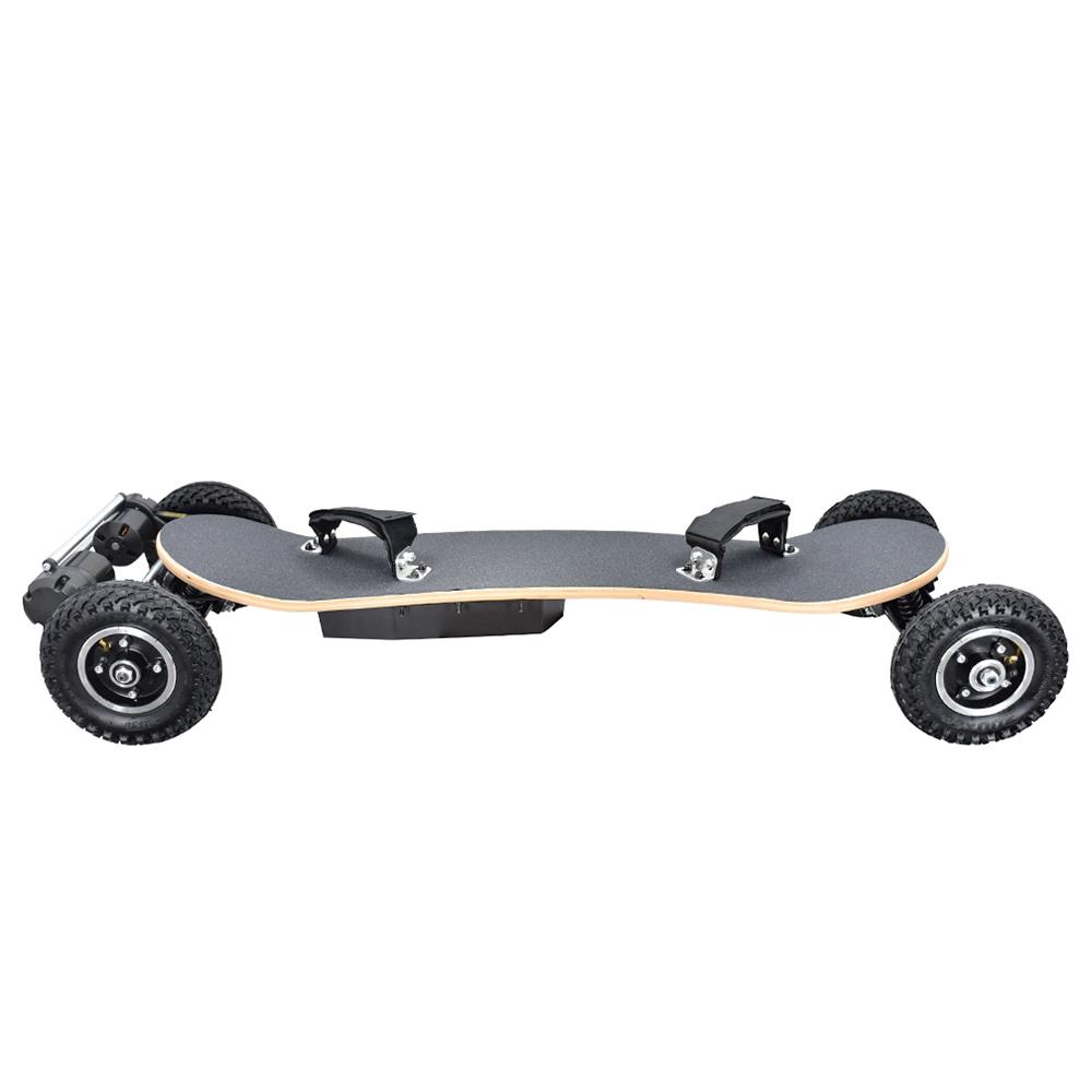 SYL-08 V3 Version Electric Off Road Skateboard With Remote Control 1450W Motor up to 38km/h 10Ah Battery Maple Plank 8 inch Wheel Max load 130kg Left Foot Front Regular Stance - Black SYL-08 V3 Version Electric Off Road Skateboard With Remote Control 1450W Motor Up To 38km/h 10Ah Battery Maple Plank 8 Inch Wheel Max Load 130kg Left Foot Front Regular Stance - Black -rockbros-shop syl 08 electric skateboard off road with remote control black 1598514026466