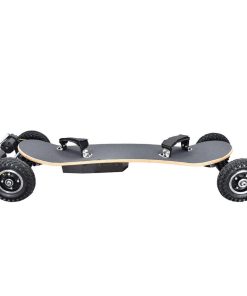 SYL-08 V3 Version Electric Off Road Skateboard With Remote Control 1450W Motor Up To 38km/h 10Ah Battery Maple Plank 8 Inch Wheel Max Load 130kg Left Foot Front Regular Stance - Black