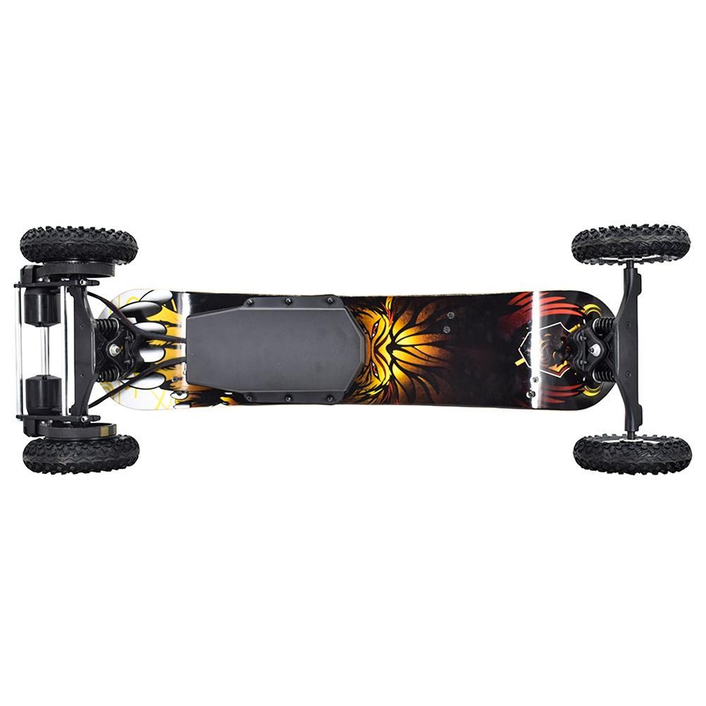 SYL-08 V3 Version Electric Off Road Skateboard With Remote Control 1450W Motor up to 38km/h 10Ah Battery Maple Plank 8 inch Wheel Max load 130kg Left Foot Front Regular Stance - Black SYL-08 V3 Version Electric Off Road Skateboard With Remote Control 1450W Motor Up To 38km/h 10Ah Battery Maple Plank 8 Inch Wheel Max Load 130kg Left Foot Front Regular Stance - Black -rockbros-shop syl 08 electric skateboard off road with remote control black 6ec242 1652693480974