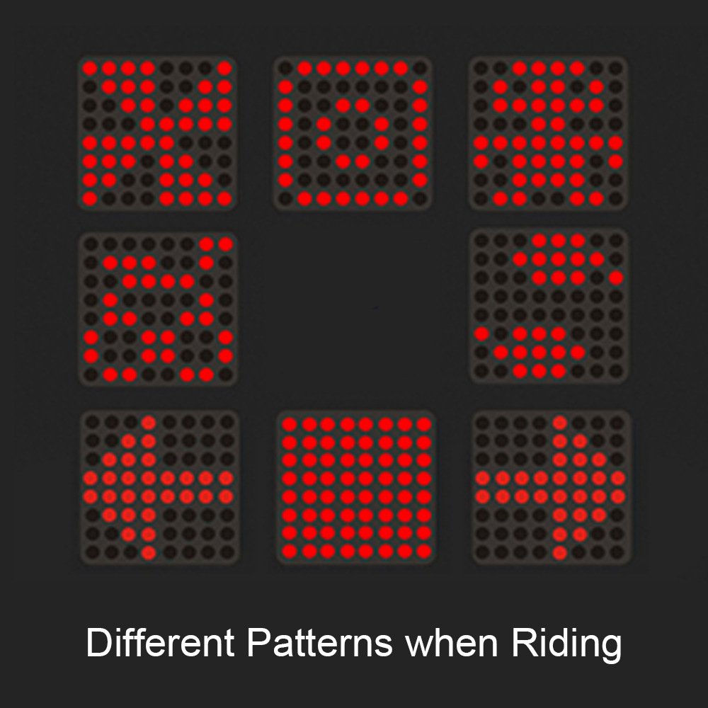 TX129 64-led Intelligent Bicycle Taillight 80 Lumens 1200mAh battery Automatic Direction Indicator Light Infrared Laser - Black TX129 64-led Intelligent Bicycle Taillight 80 Lumens 1200mAh Battery Automatic Direction Indicator Light Infrared Laser - Black -rockbros-shop tx129 64 led intelligent bicycle taillight infrared laser black 1571995715613