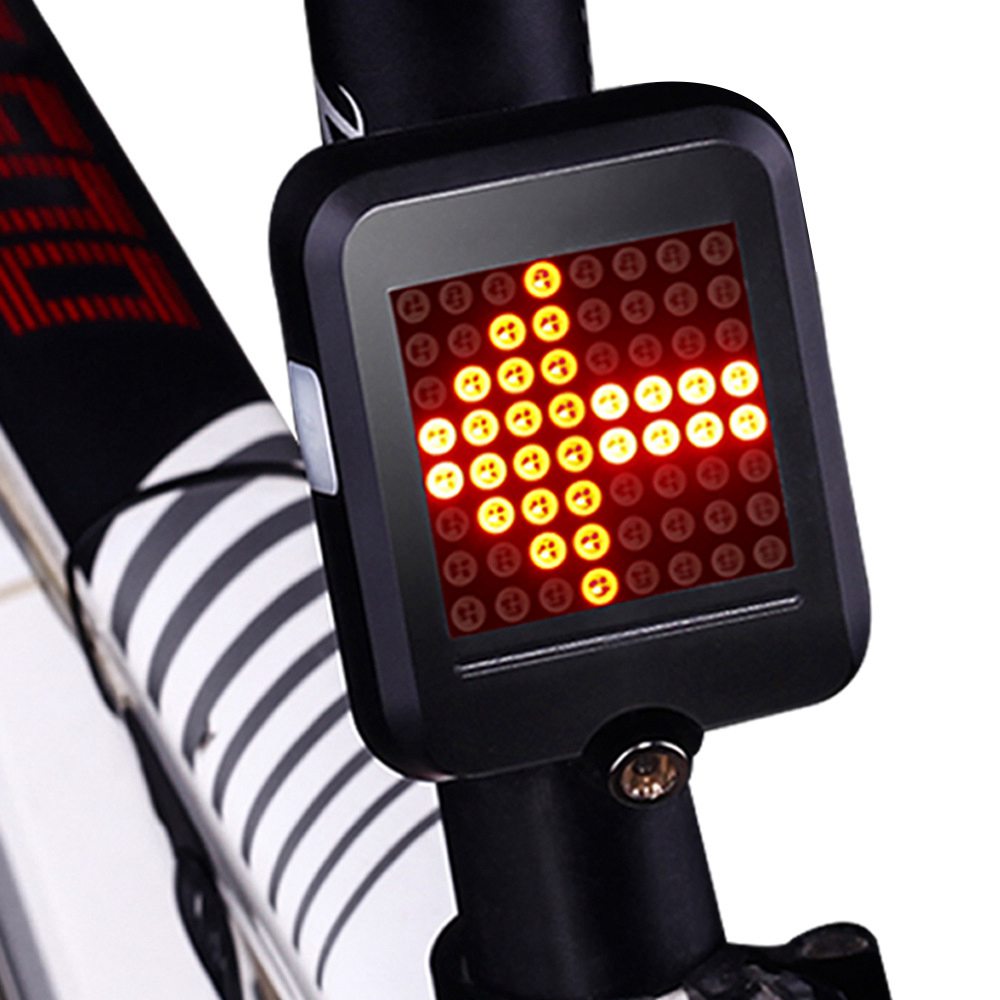 TX129 64-led Intelligent Bicycle Taillight 80 Lumens 1200mAh battery Automatic Direction Indicator Light Infrared Laser - Black TX129 64-led Intelligent Bicycle Taillight 80 Lumens 1200mAh Battery Automatic Direction Indicator Light Infrared Laser - Black -rockbros-shop tx129 64 led intelligent bicycle taillight infrared laser black 1571995716243