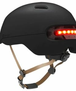 Xiaomi Smart4u SH50 Bicycle Smart Flash Helmet Automatic Light Perception Warning Light Long Battery Life IPX4 Waterproof Size L - Black