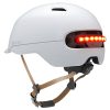 Xiaomi Smart4u SH50 Bicycle Smart Flash Helmet Automatic Light Perception Warning Light Long Battery Life IPX4 Waterproof Size L - White