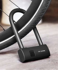 AreoX U8 Smart Fingerprint Waterproof U-lock For Bicycle Motorcycle By Xiaomi Youpin - 11.81 Inch -rockbros-shop xiaomi youpin areox u8 fingerprint u lock 11 81 inches 1571982393686