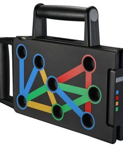 YUNMAI Protable Folding Push-up Support Holder Frosted Handle - Black