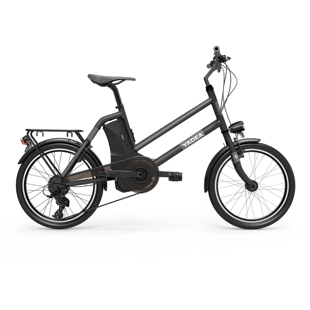 YADEA YT300 20 inch Touring Electric City Bike 250W OKAWA Mid Drive Motor SHIMANO 7-Speed Rear Derailleur 36V 7.8Ah Removable Battery 25km/h Max speed up to 60km Max Range LED Headlight - Black YADEA YT300 20 Inch Touring Electric City Bike 250W OKAWA Mid Drive Motor SHIMANO 7-Speed Rear Derailleur 36V 7.8Ah Removable Battery 25km/h Max Speed Up To 60km Max Range LED Headlight - Black -rockbros-shop yadea ys500 27 5 inch touring mid drive electric bike grey 1623924778370