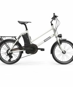 YADEA YT300 20 Inch Touring Electric City Bike 250W OKAWA Mid Drive Motor SHIMANO 7-Speed Rear Derailleur 36V 7.8Ah Removable Battery 25km/h Max Speed Up To 60km Max Range LED Headlight - White -rockbros-shop yadea yt300 20 inch touring electric city bike black 1623926104051