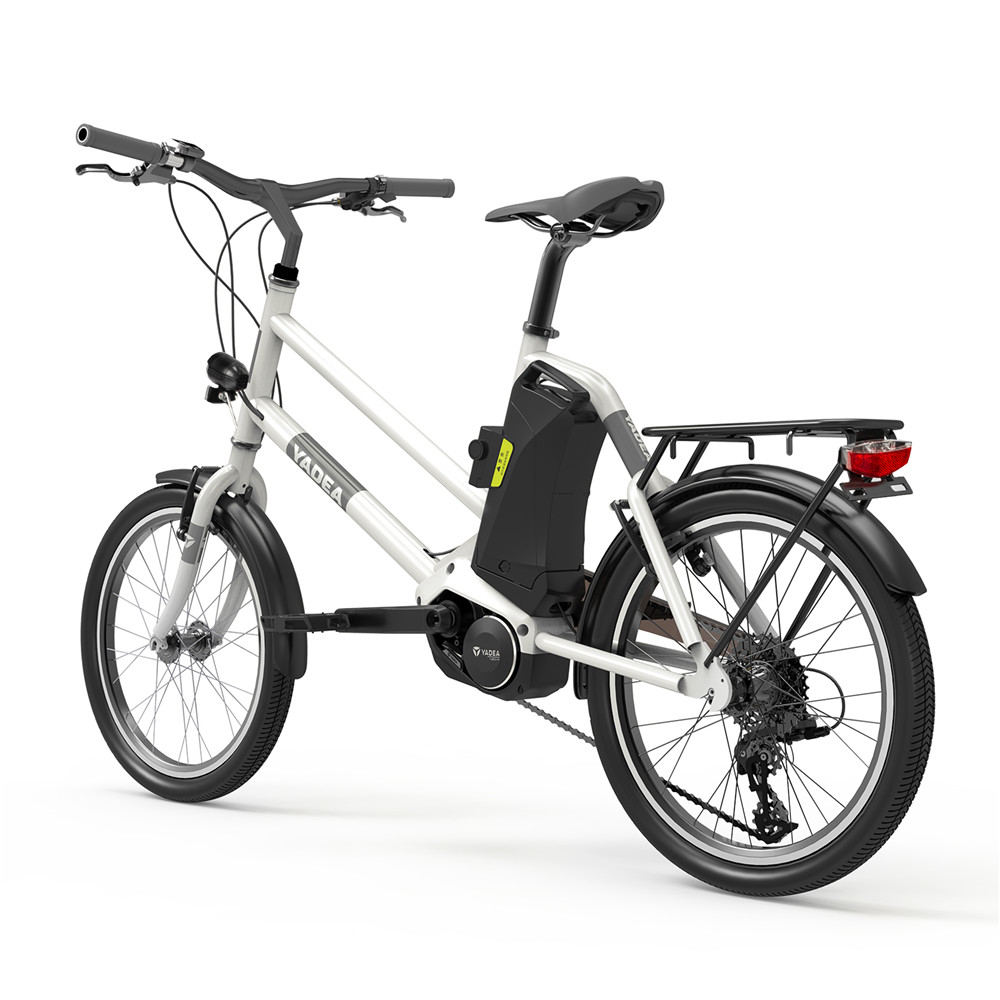 YADEA YT300 20 inch Touring Electric City Bike 250W OKAWA Mid Drive Motor SHIMANO 7-Speed Rear Derailleur 36V 7.8Ah Removable Battery 25km/h Max speed up to 60km Max Range LED Headlight - White YADEA YT300 20 Inch Touring Electric City Bike 250W OKAWA Mid Drive Motor SHIMANO 7-Speed Rear Derailleur 36V 7.8Ah Removable Battery 25km/h Max Speed Up To 60km Max Range LED Headlight - White -rockbros-shop yadea yt300 20 inch touring electric city bike black 1623926105520